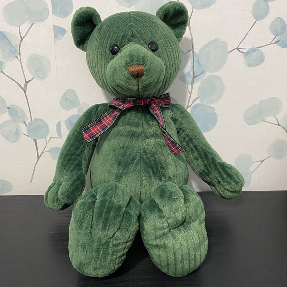 Toys Heads And Tales By Gund 16 Green Bear Poshmark